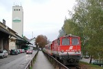 2095 008-5 verläßt
		Waidhofen in Richtung Lunz