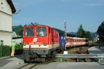 Regionalzug mit 2095 010-1 nach
   Ankunft in Waidhofen