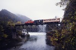2091 mit kurzem Zug auf Ybbsbrücke