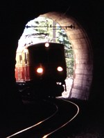 Blick durch den Kleinen Klausgrabentunnel